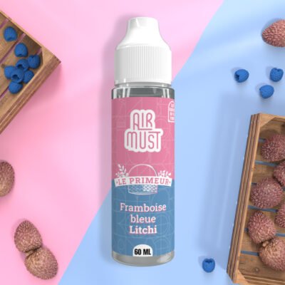 FRAMBOISE BLEUE LITCHI LE PRIMEUR 60ML - AIRMUST