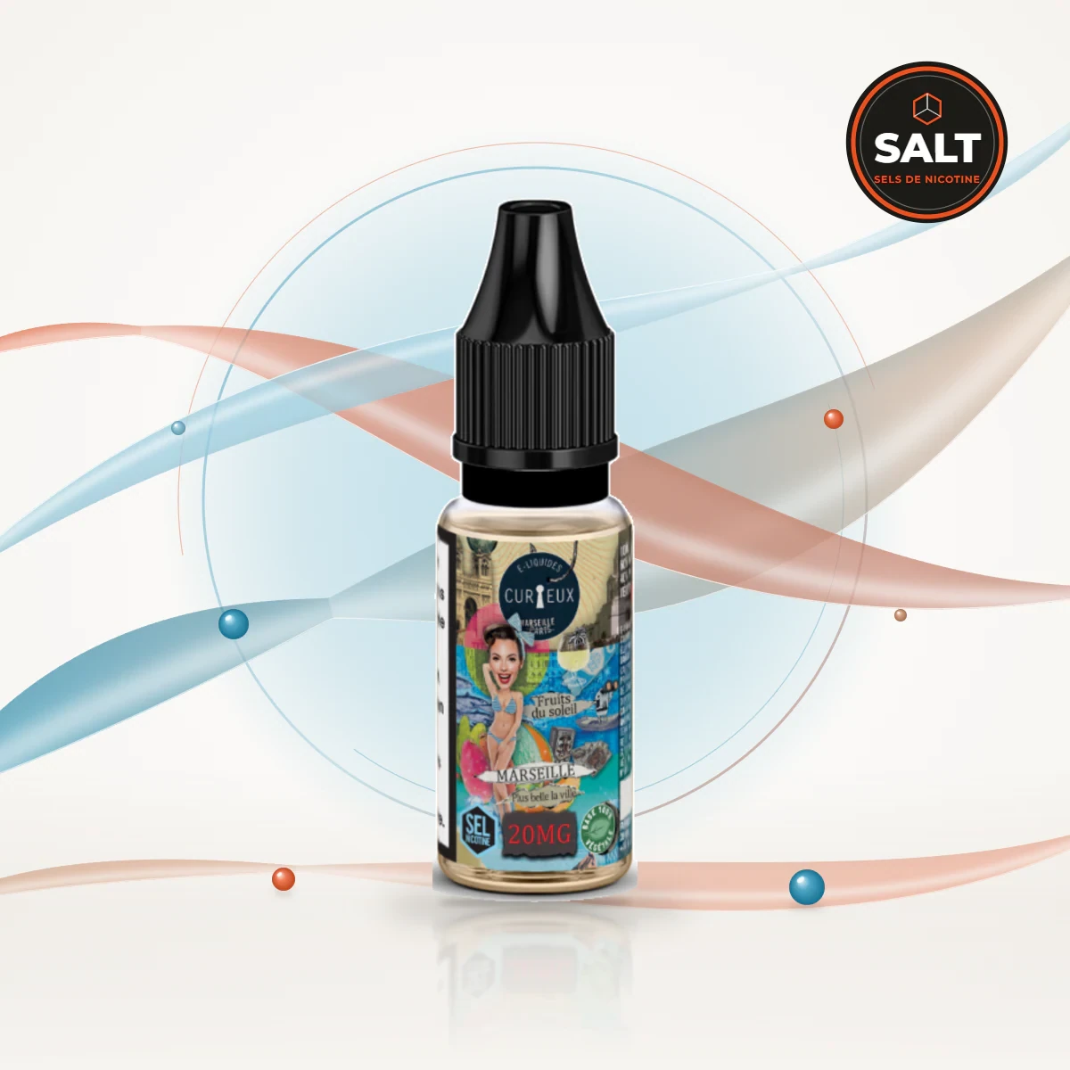 Marseille Plus Belle la Ville Hexagone Salt 10 ml - Curieux
