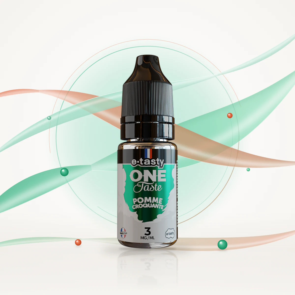E-liquide Pomme Croquante One Taste E-Tasty 3 mg 10 ml