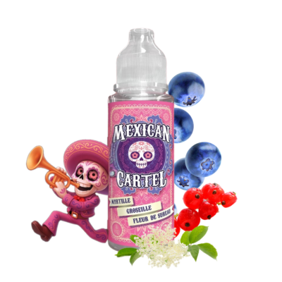MYRTILLE GROSEILLE FLEUR DE SUREAU 100ML - MEXICAN CARTEL