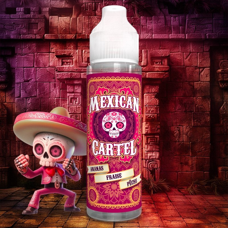 Ananas Fraise Pêche 50 ml - Mexican Cartel