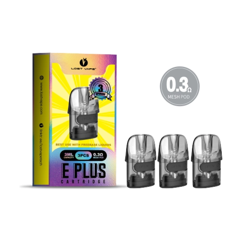 Cartouches E Plus Dual Mesh (x3) - Lost Vape - 0,3 ohm